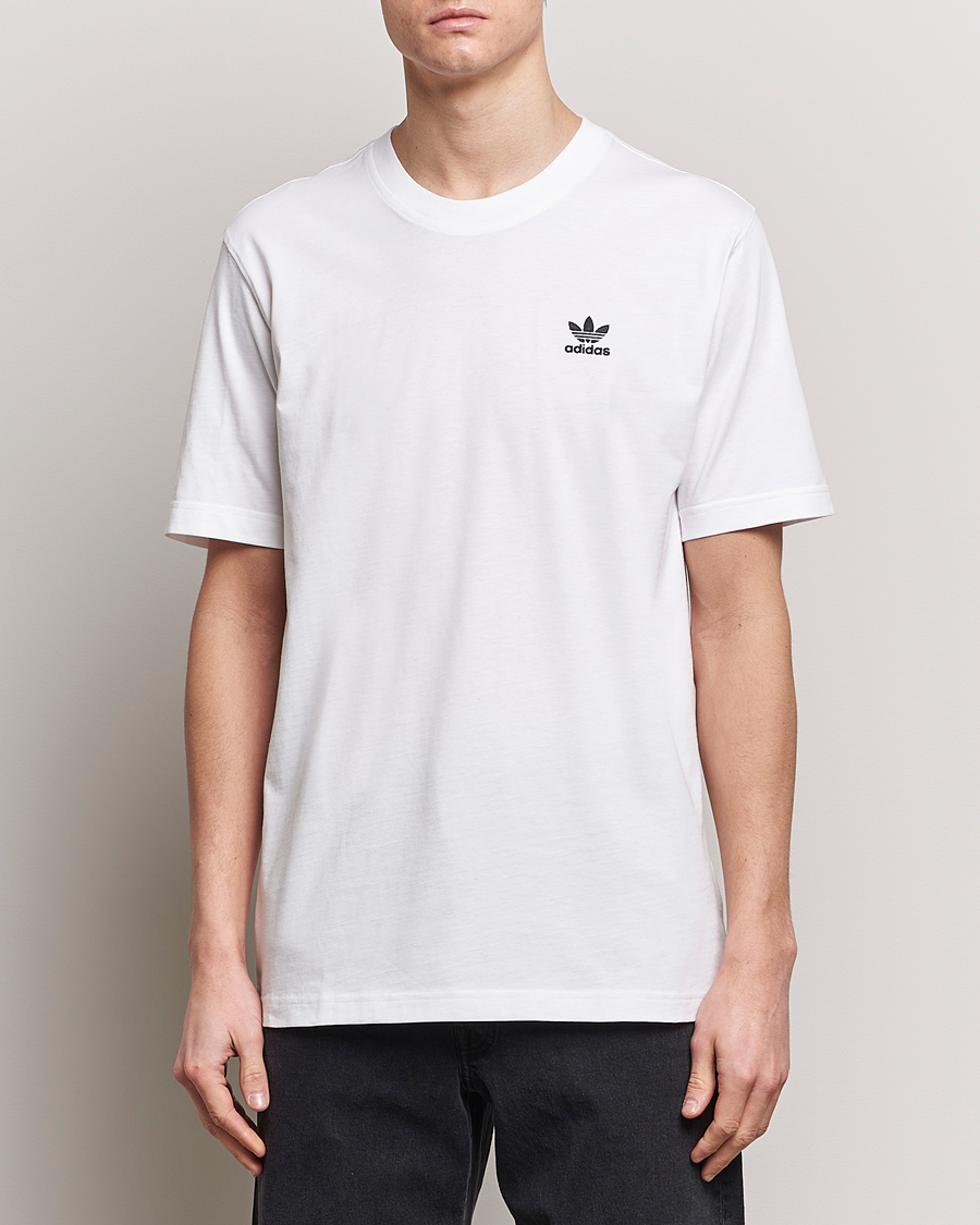 Mies | Valkoiset t-paidat | adidas Originals | Essential Crew Neck T-Shirt White