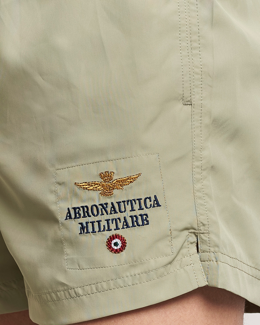 Mies | Uimahousut | Aeronautica Militare | Costume Swim Shorts Sage Green