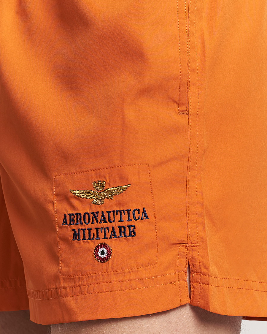Mies | Uimahousut | Aeronautica Militare | Costume Swim Shorts Carrot Orange
