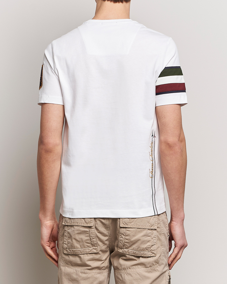 Mies | T-paidat | Aeronautica Militare | Tricolori Crew Neck T-Shirt Off White