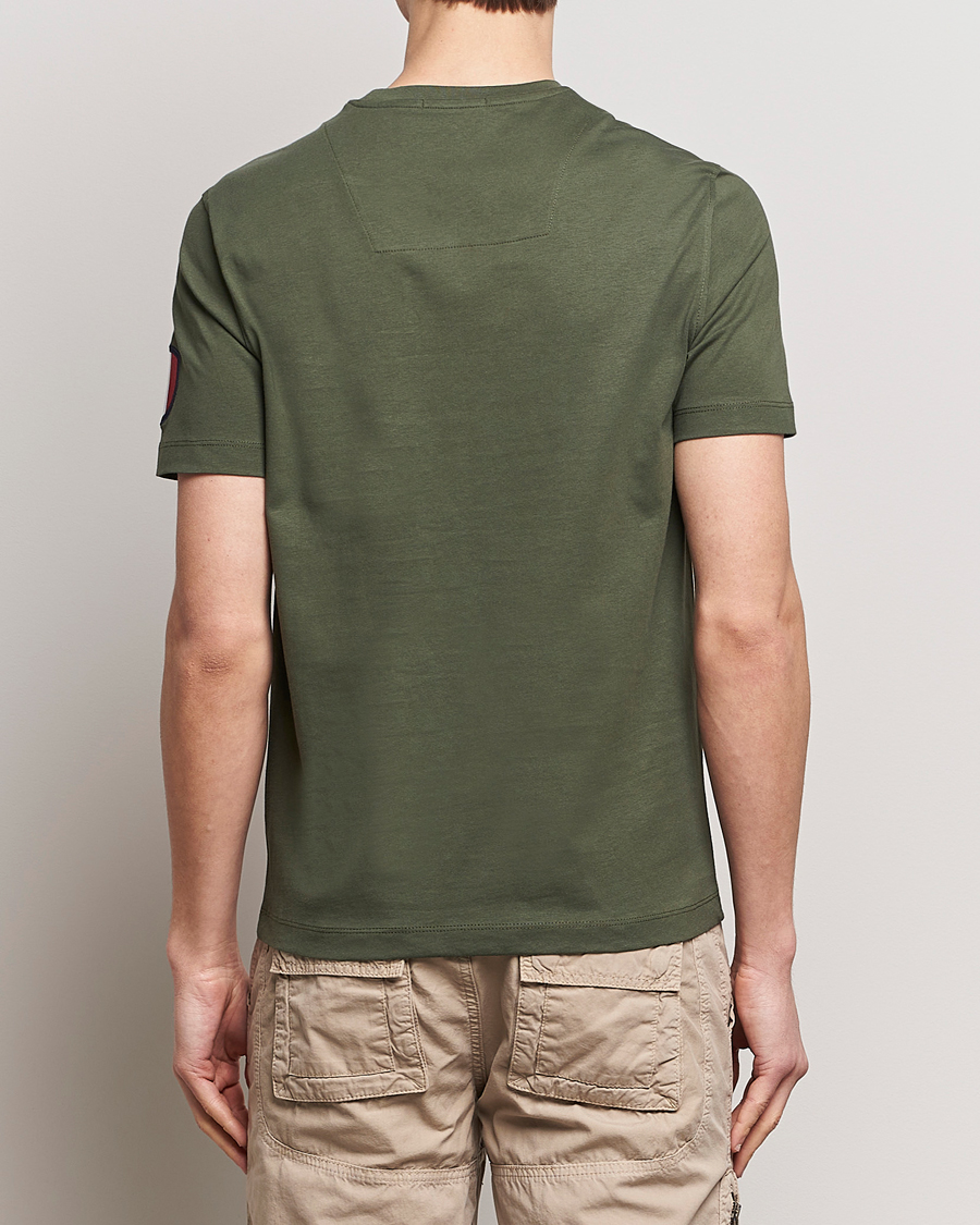 Mies | T-paidat | Aeronautica Militare | Tricolori Crew Neck T-Shirt Verde Green