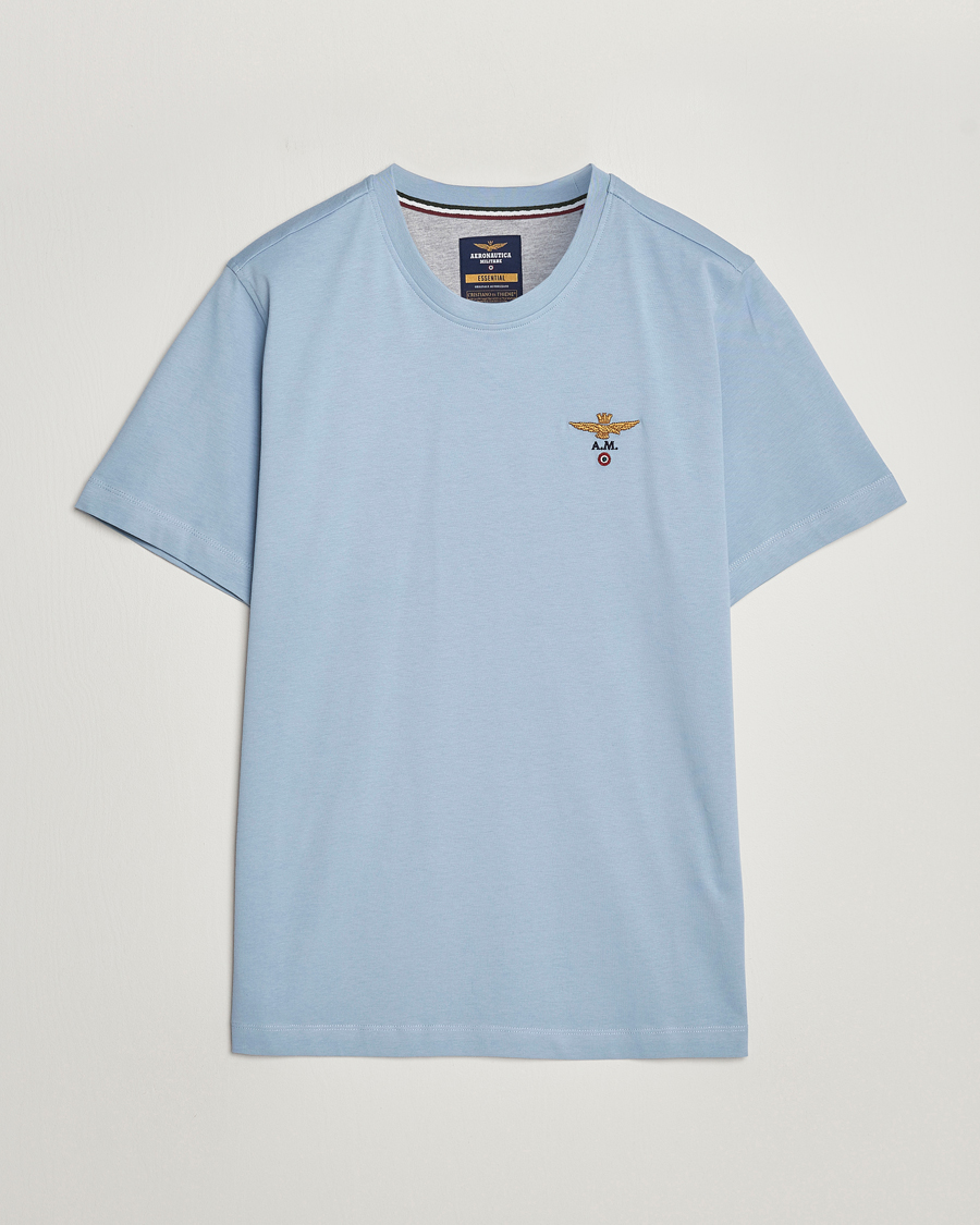 Mies | T-paidat | Aeronautica Militare | TS1580 Crew Neck T-Shirt Glacier Blue