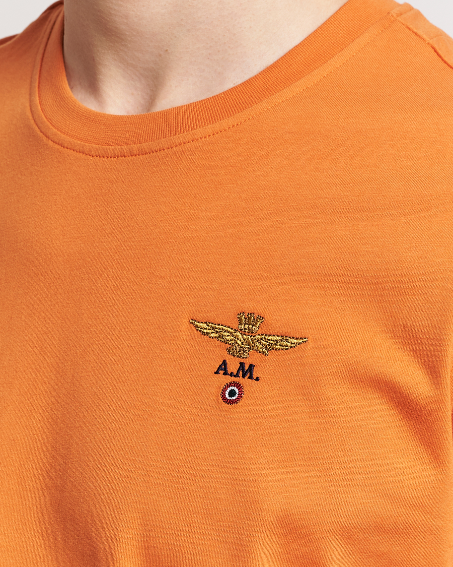 Mies | T-paidat | Aeronautica Militare | TS1580 Crew Neck T-Shirt Carrot Orange