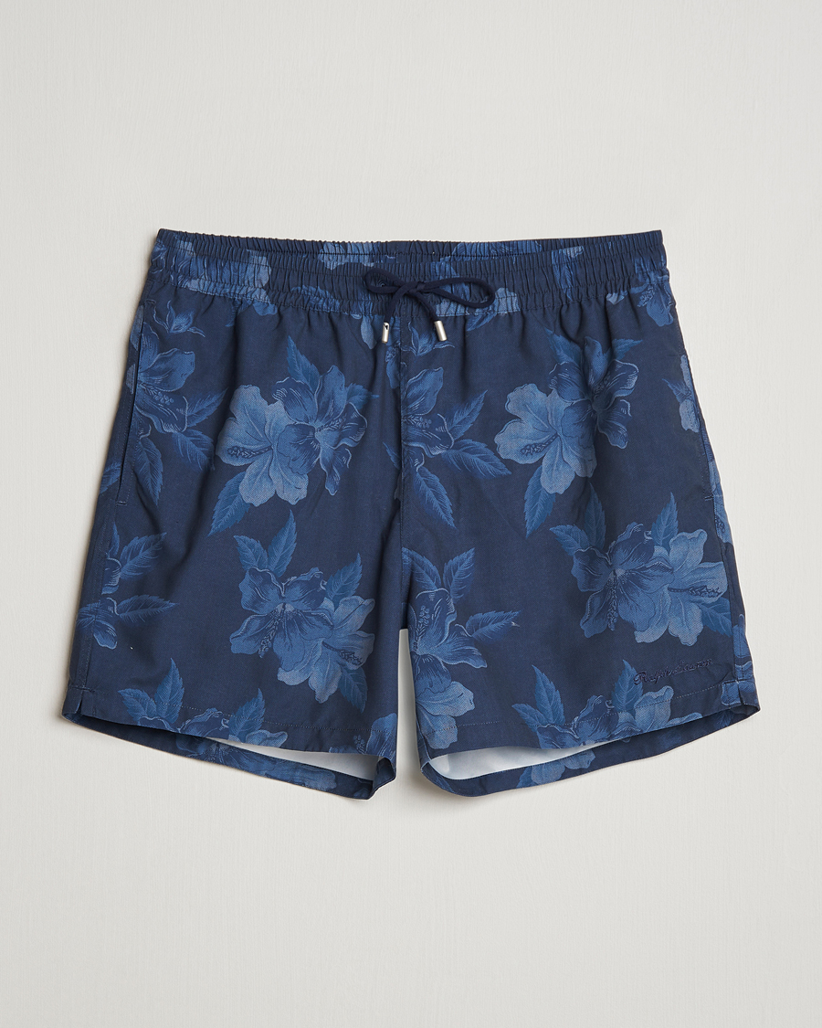 Mies | Uimahousut | Ralph Lauren Purple Label | Amalfi Swim Shorts Navy Hibiscus