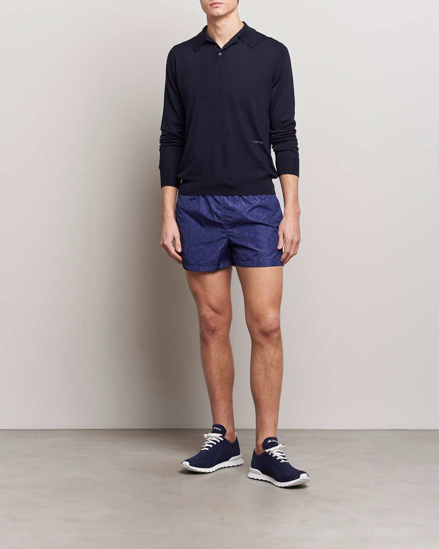 Mies | Uimahousut | Kiton | Nylon Swim Shorts Navy