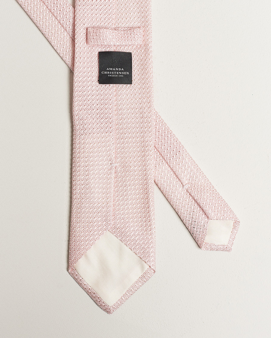 Mies | Solmiot | Amanda Christensen | Silk Grenadine 8 cm Tie Pink