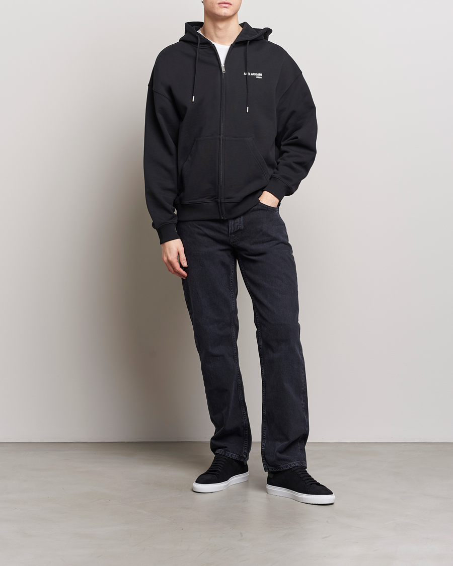 Mies | Puserot | Axel Arigato | Field Full Zip Hoodie Black
