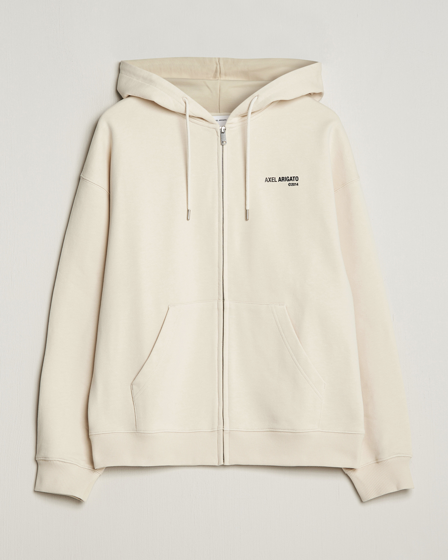 Mies | Puserot | Axel Arigato | Field Full Zip Hoodie Pale Beige