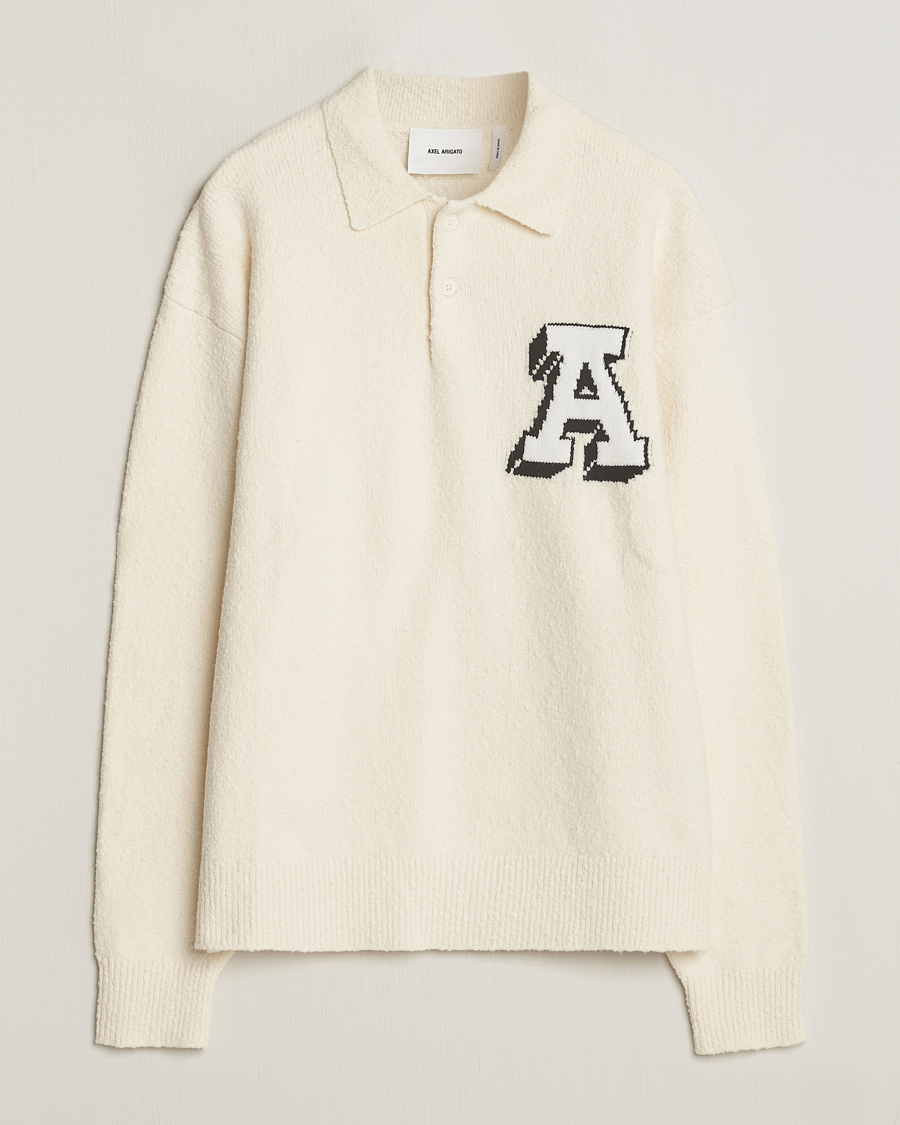 Mies | Puserot | Axel Arigato | Team Knitted Polo Off White