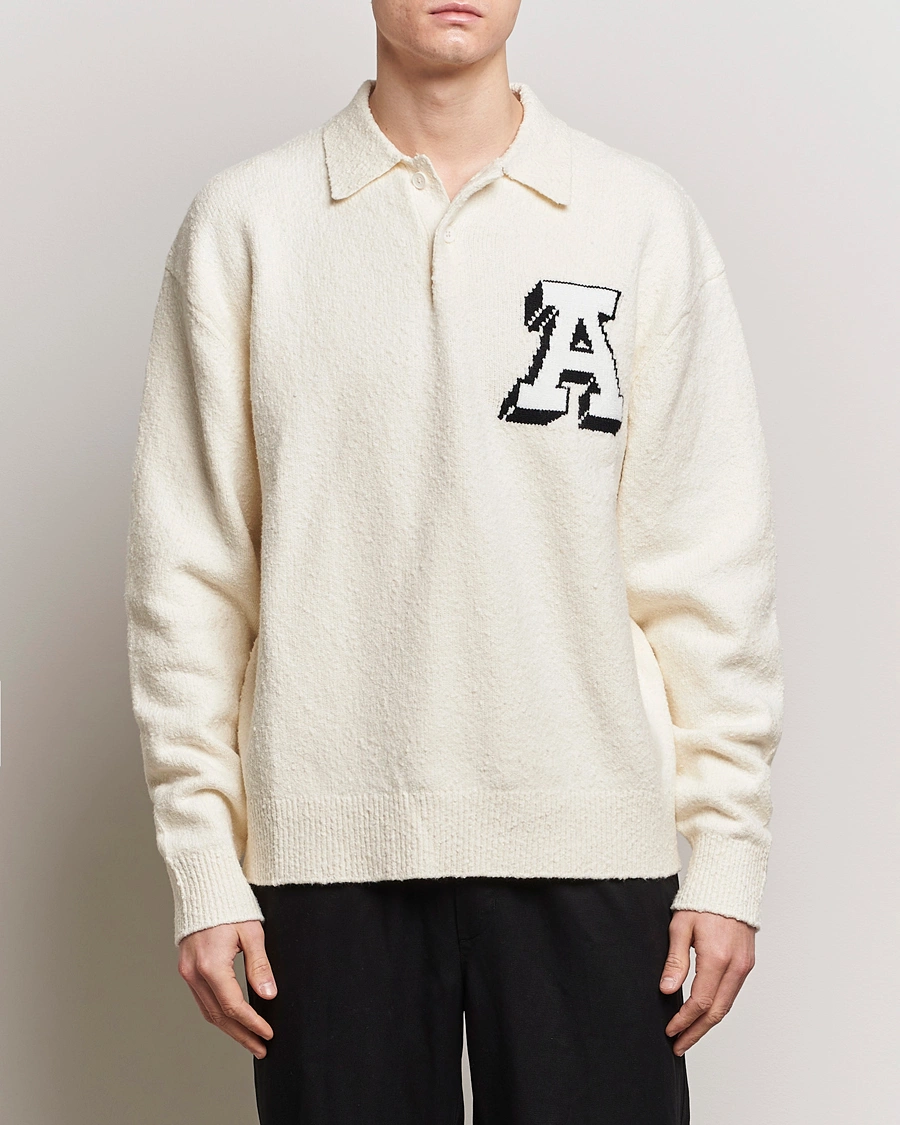 Mies | Neuleet | Axel Arigato | Team Knitted Polo Off White