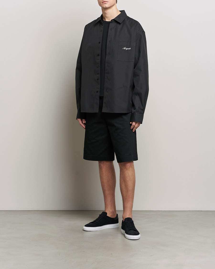 Mies | Takit | Axel Arigato | Flow Overshirt Black