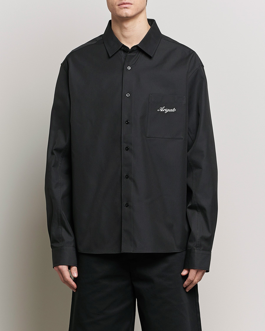 Mies | Takit | Axel Arigato | Flow Overshirt Black
