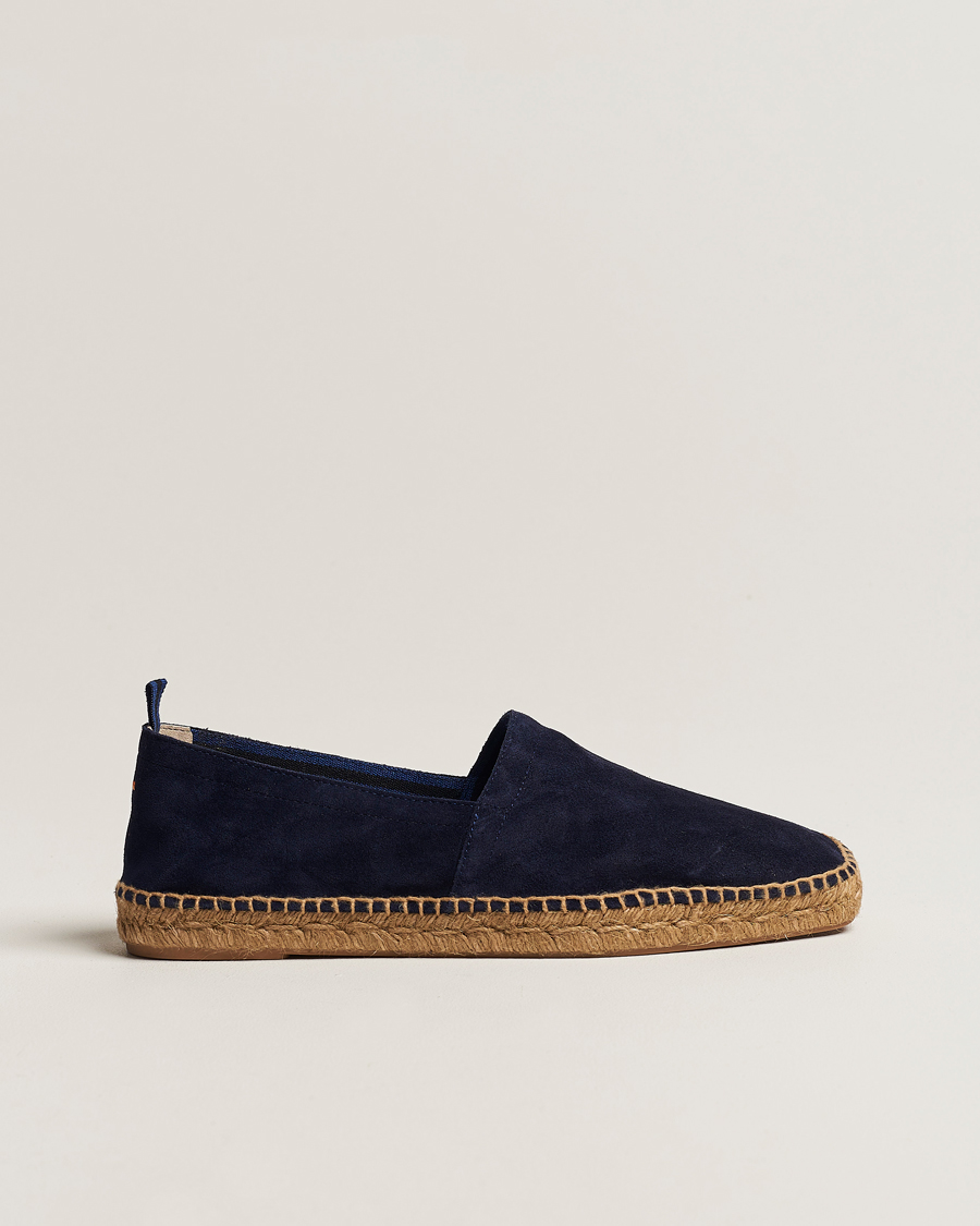 Mies | Espadrillot | Castañer | Pablo Casual Suede Espadrilles Azul Oscuro