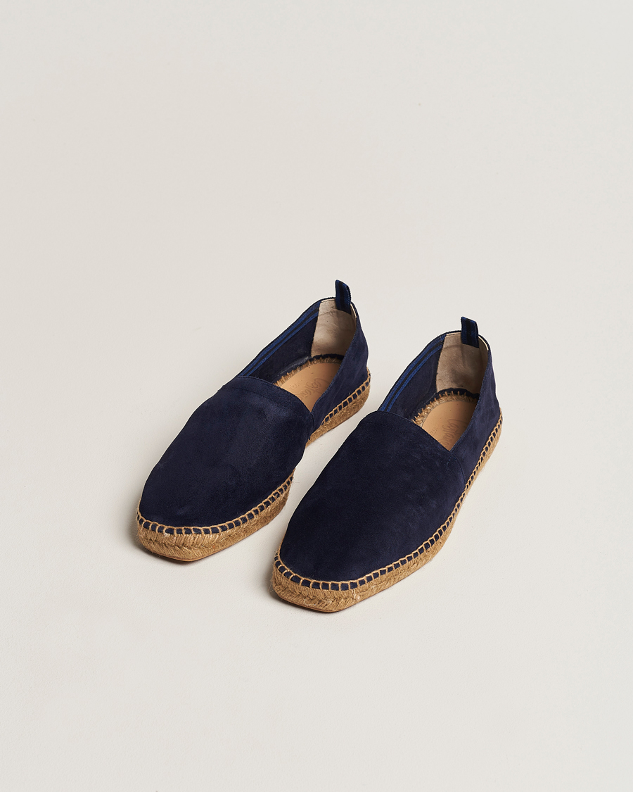 Mies | Espadrillot | Castañer | Pablo Casual Suede Espadrilles Azul Oscuro
