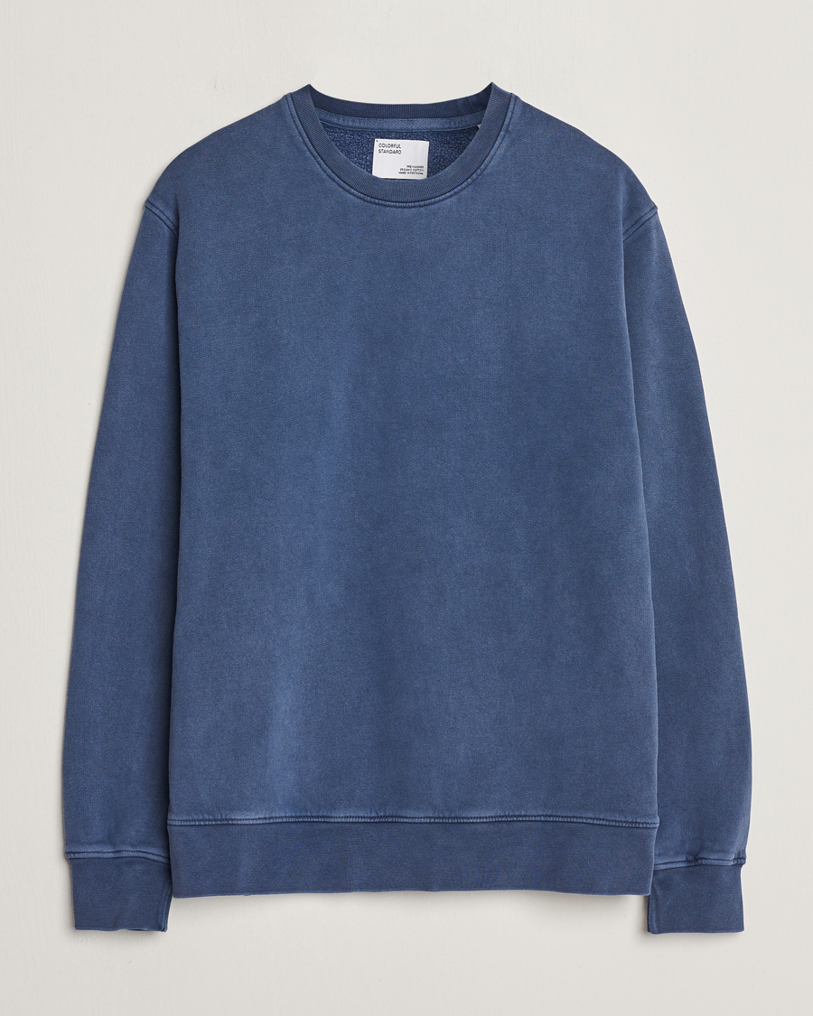Mies | Puserot | Colorful Standard | Classic Organic Crew Neck Sweat Neptune Blue