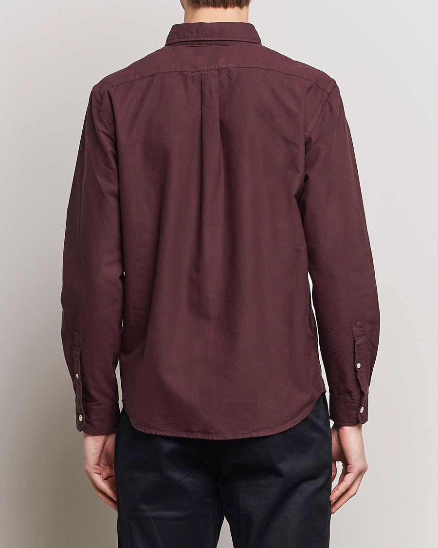 Mies | Kauluspaidat | Colorful Standard | Classic Organic Oxford Button Down Shirt Oxblood Red