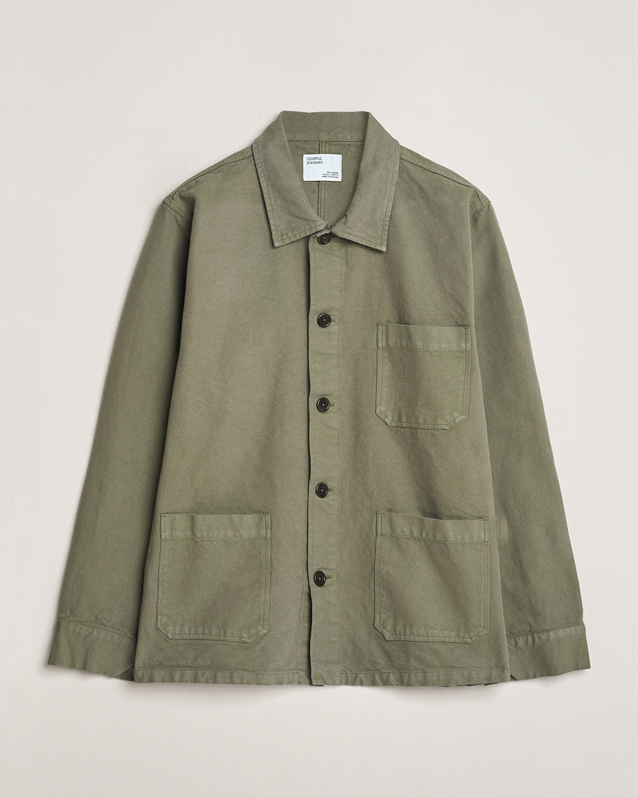 Mies | Kauluspaidat | Colorful Standard | Organic Workwear Jacket Dusty Olive