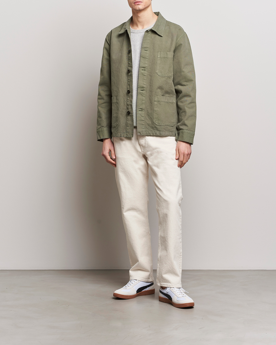 Mies | Kauluspaidat | Colorful Standard | Organic Workwear Jacket Dusty Olive
