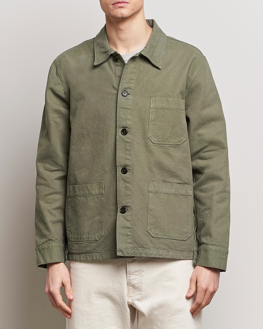 Mies | Kauluspaidat | Colorful Standard | Organic Workwear Jacket Dusty Olive