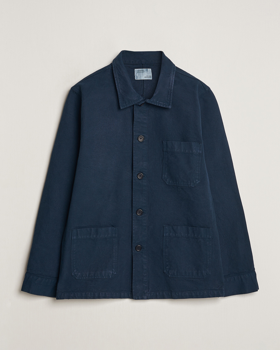 Mies | Kauluspaidat | Colorful Standard | Organic Workwear Jacket Navy Blue
