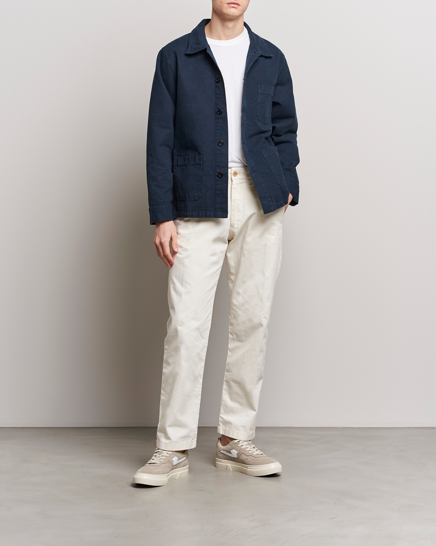 Mies | Kauluspaidat | Colorful Standard | Organic Workwear Jacket Navy Blue