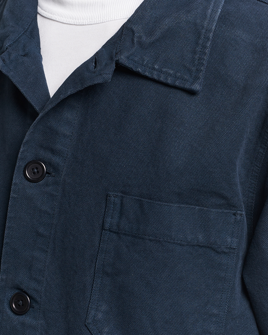 Mies | Kauluspaidat | Colorful Standard | Organic Workwear Jacket Navy Blue