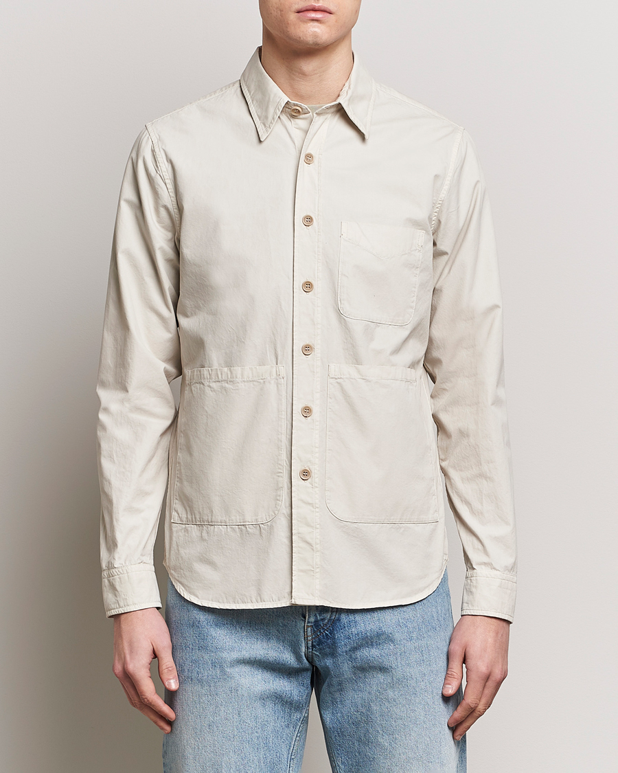 Mies | Takit | Aspesi | Utility Shirt Jacket Light Beige