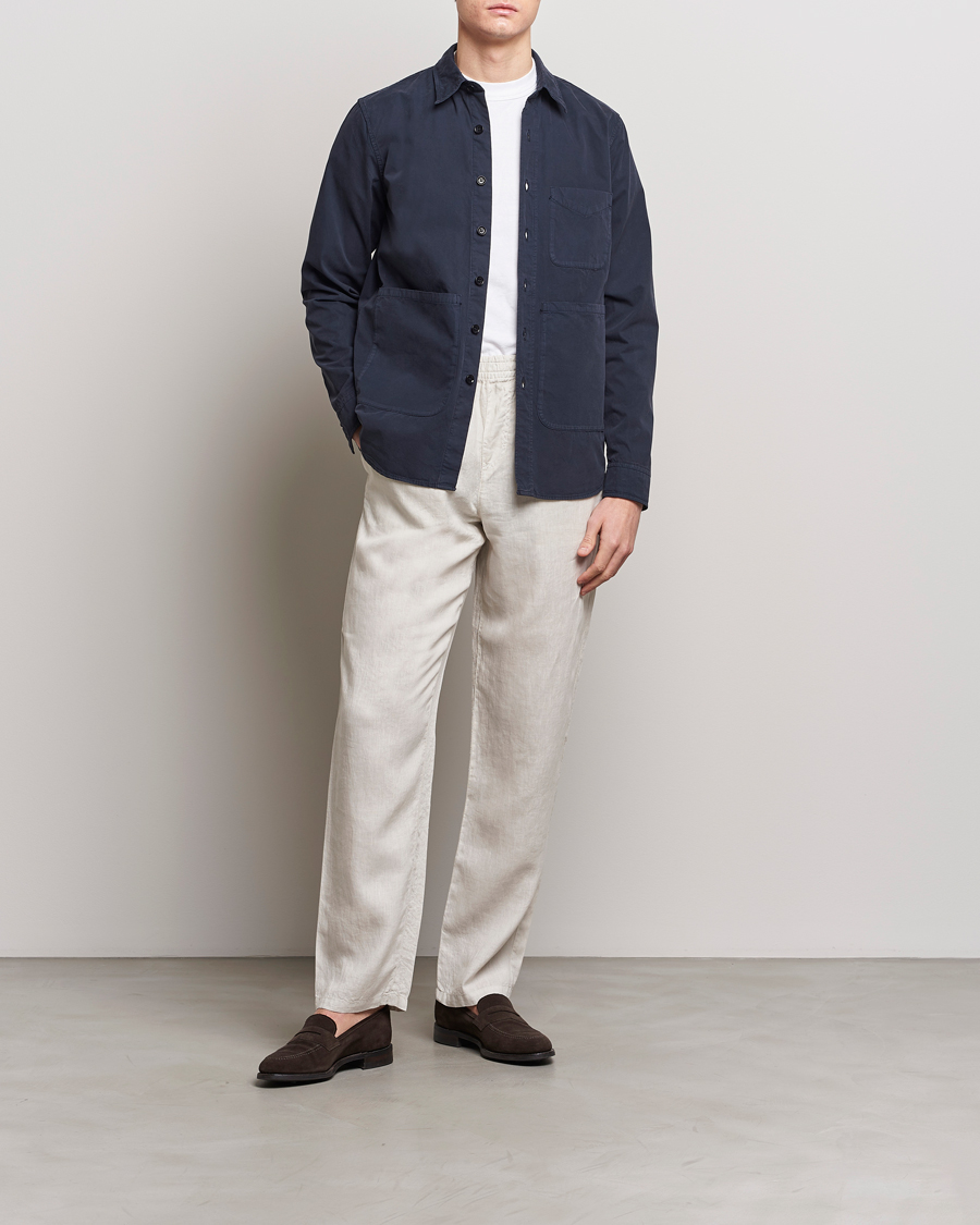 Mies | Takit | Aspesi | Utility Shirt Jacket Navy