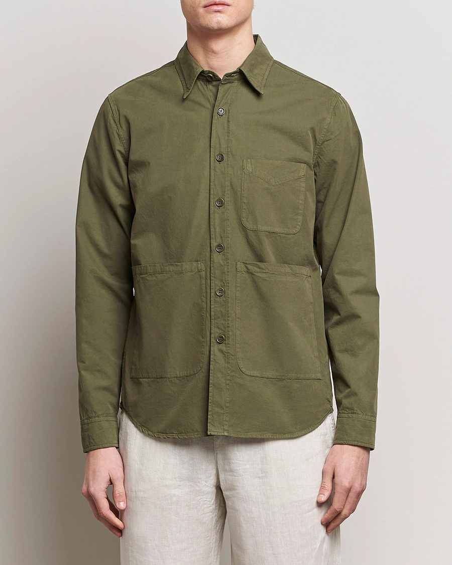 Mies | Nykyaikaiset takit | Aspesi | Utility Shirt Jacket Military