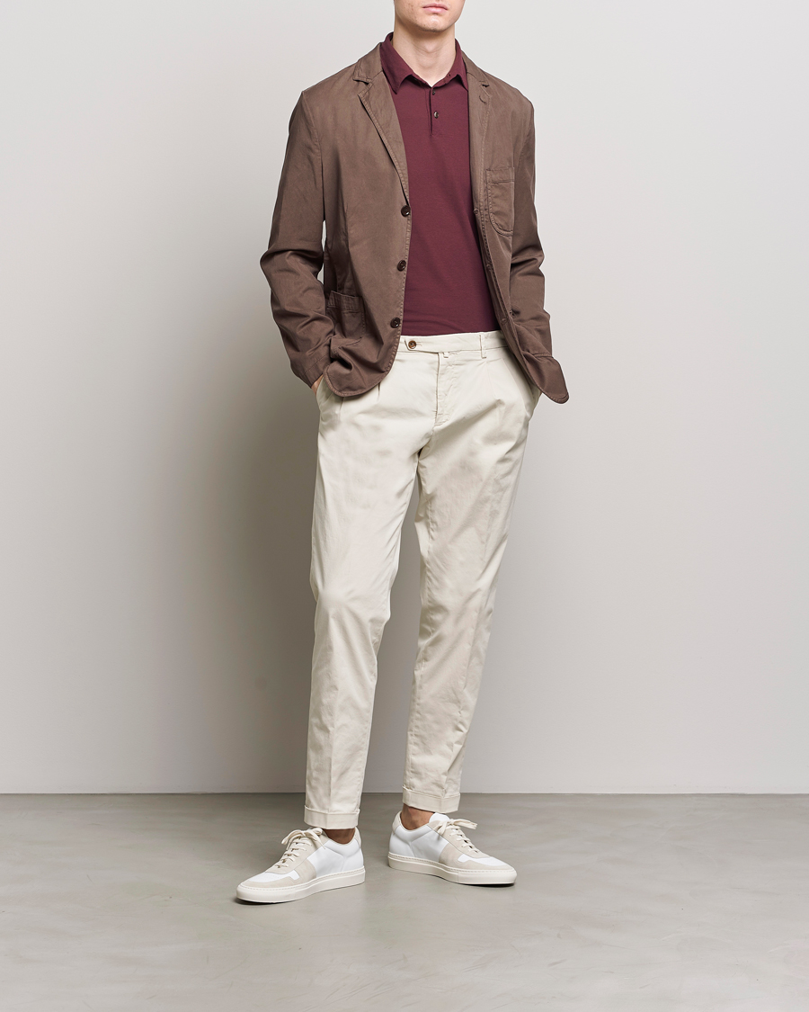 Mies | Pikkutakit | Aspesi | Samuraki Washed Cotton Blazer Dark Brown