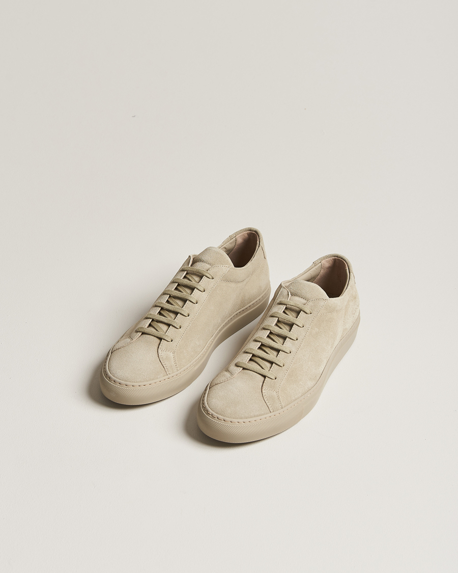 Mies |  | Common Projects | Original Achilles Suede Sneaker Bone