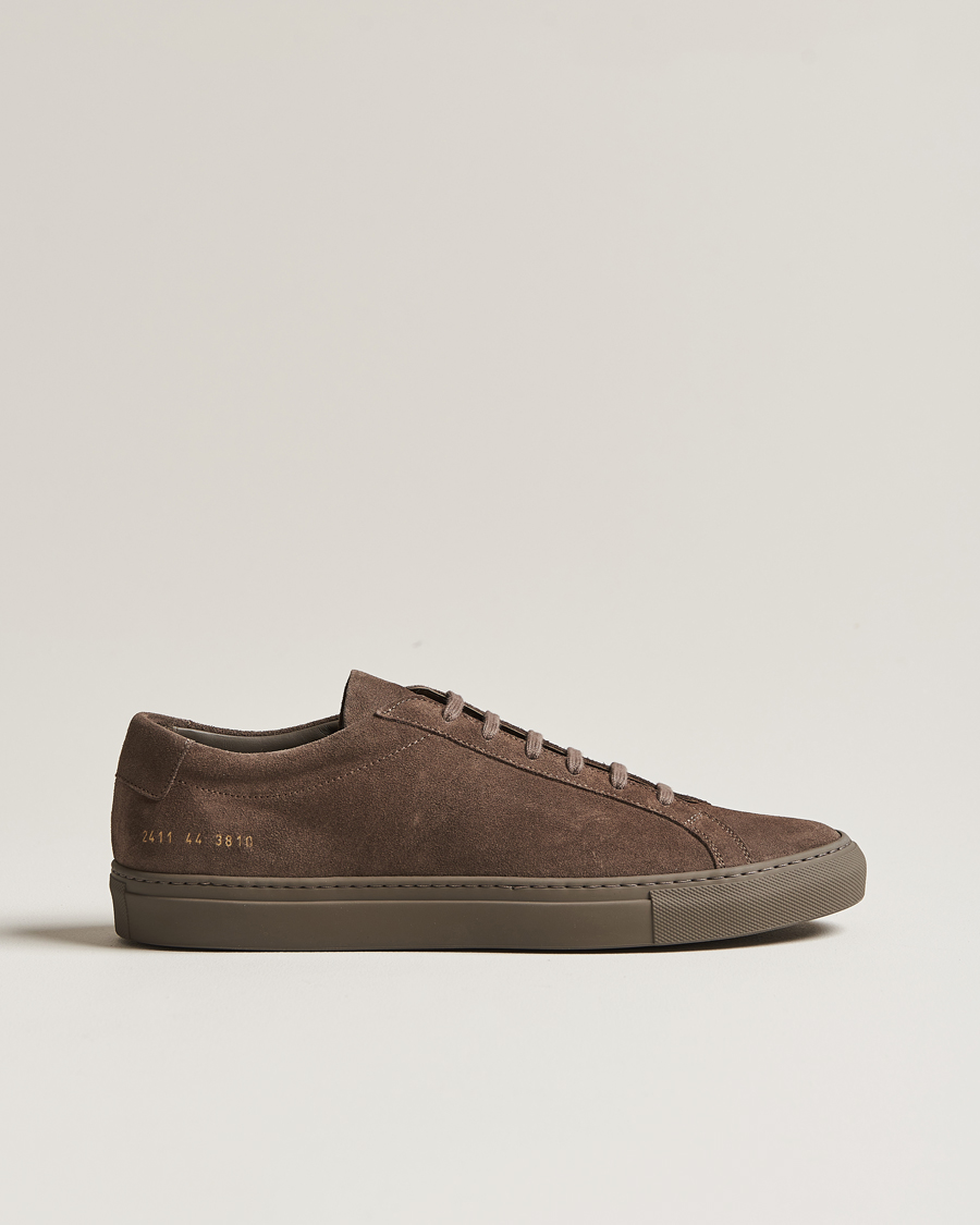 Mies | Common Projects Original Achilles Suede Sneaker Clay | Common Projects | Original Achilles Suede Sneaker Clay