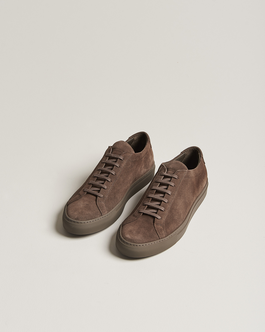 Mies | Common Projects Original Achilles Suede Sneaker Clay | Common Projects | Original Achilles Suede Sneaker Clay