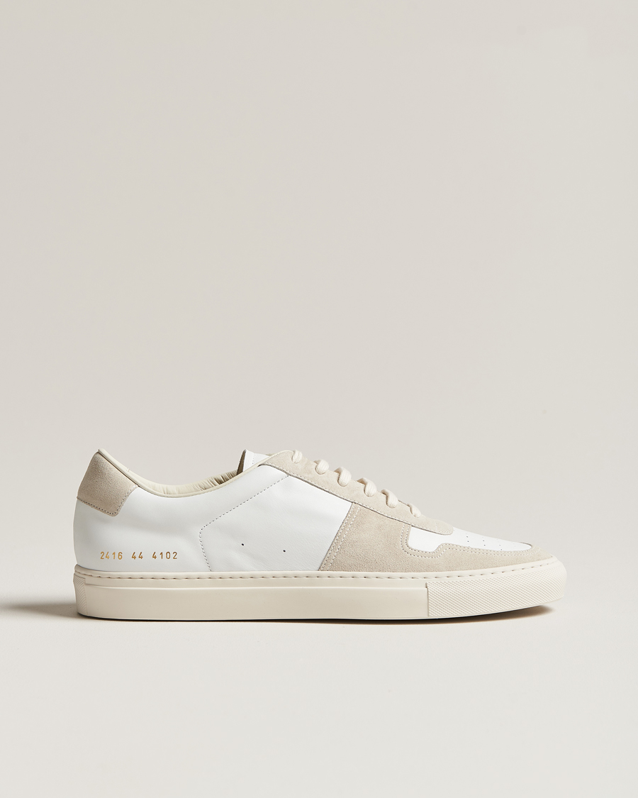 Mies | Common Projects B Ball Duo Leather Sneaker Off White/Beige | Common Projects | B Ball Duo Leather Sneaker Off White/Beige