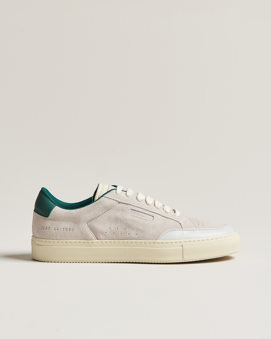 Mies | Common Projects Tennis Pro Sneaker Off White/Green | Common Projects | Tennis Pro Sneaker Off White/Green