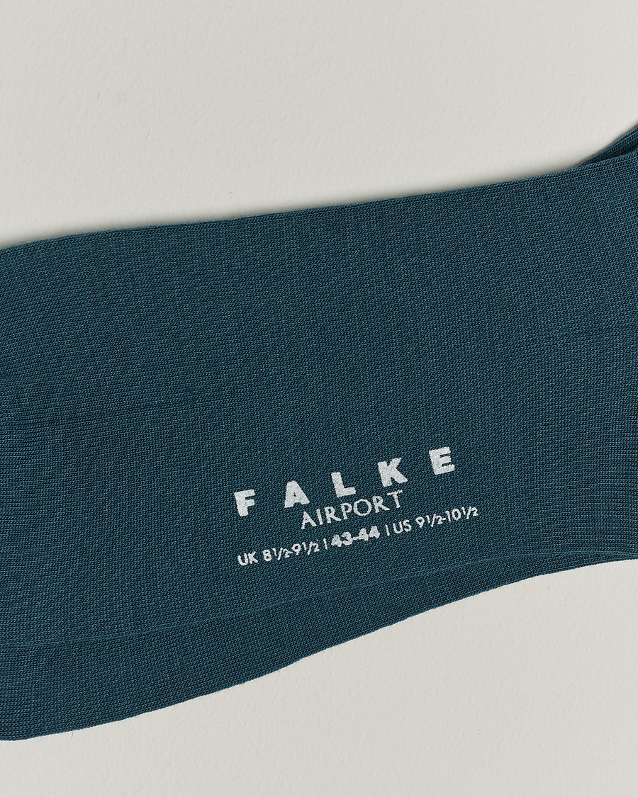 Mies | Varrelliset sukat | Falke | Airport Socks Mulberry Green