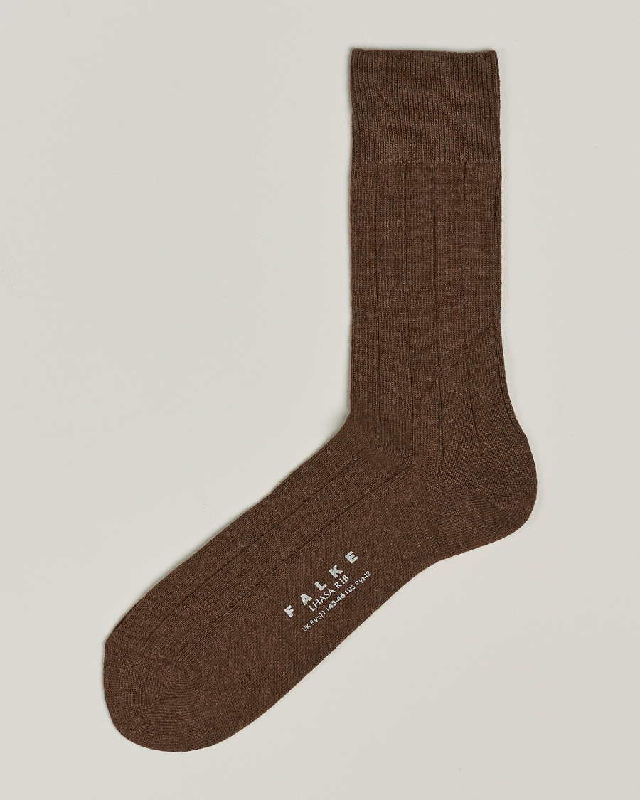 Mies | Alusvaatteet | Falke | Lhasa Cashmere Socks Humus