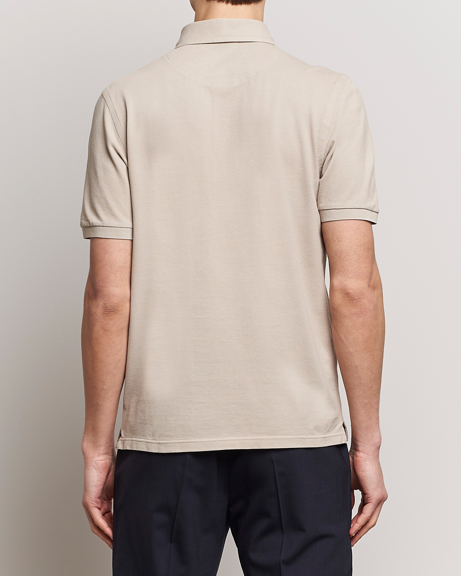 Mies | Pikeet | Gran Sasso | Washed Polo Beige Melange