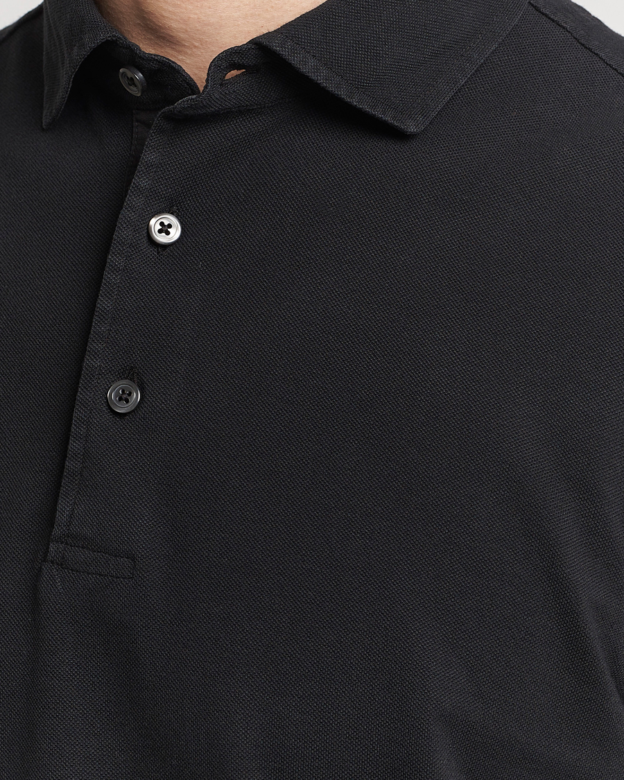 Mies | Pikeet | Gran Sasso | Washed Polo Black