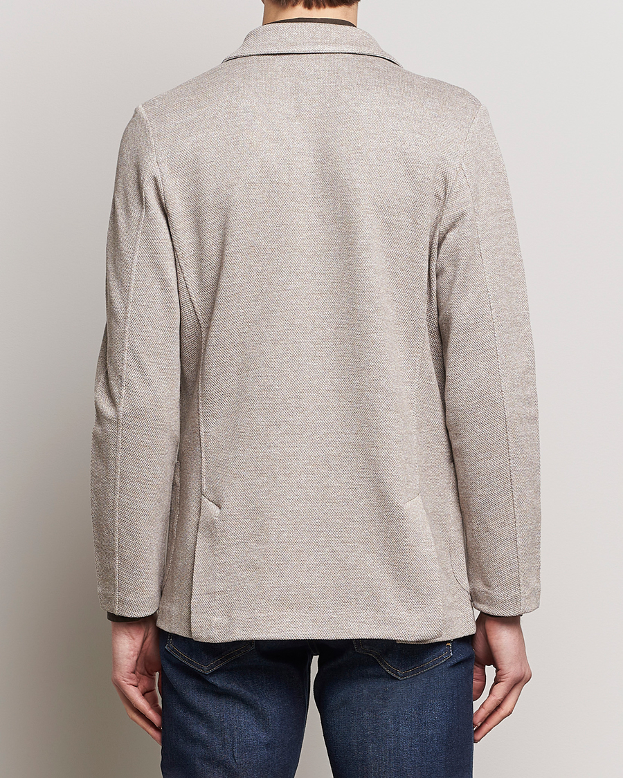 Mies | Pikkutakit | Gran Sasso | Structured Cotton/Linen Blazer Beige Melange