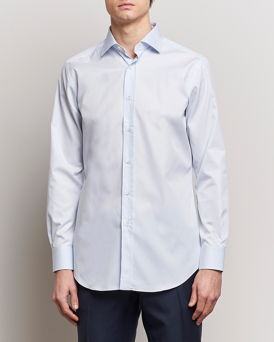 Mies | Kauluspaidat | Brioni | Slim Fit Dress Shirt Light Blue