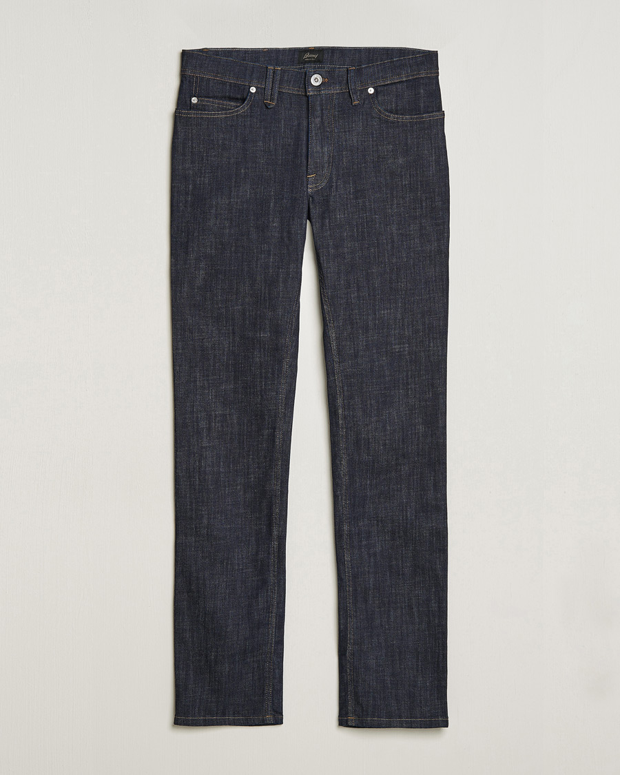 Mies | Farkut | Brioni | Slim Fit Stretch Jeans Dark Indigo