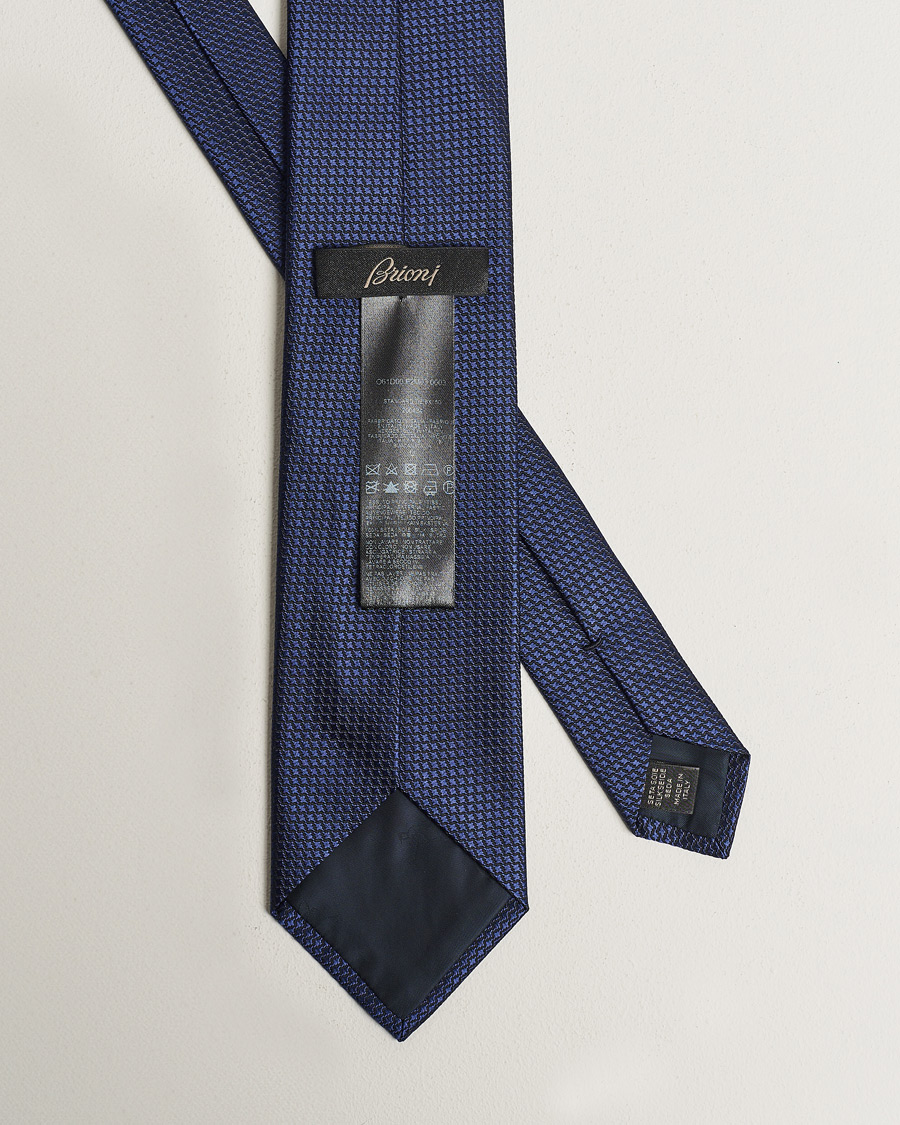 Mies | Brioni Structured Silk Tie Navy | Brioni | Structured Silk Tie Navy