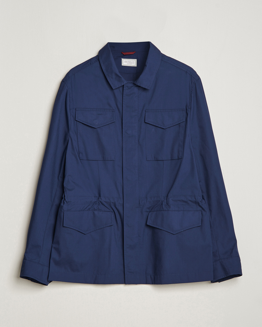 Mies | Takit | Brunello Cucinelli | Lightweight Field Jacket Navy