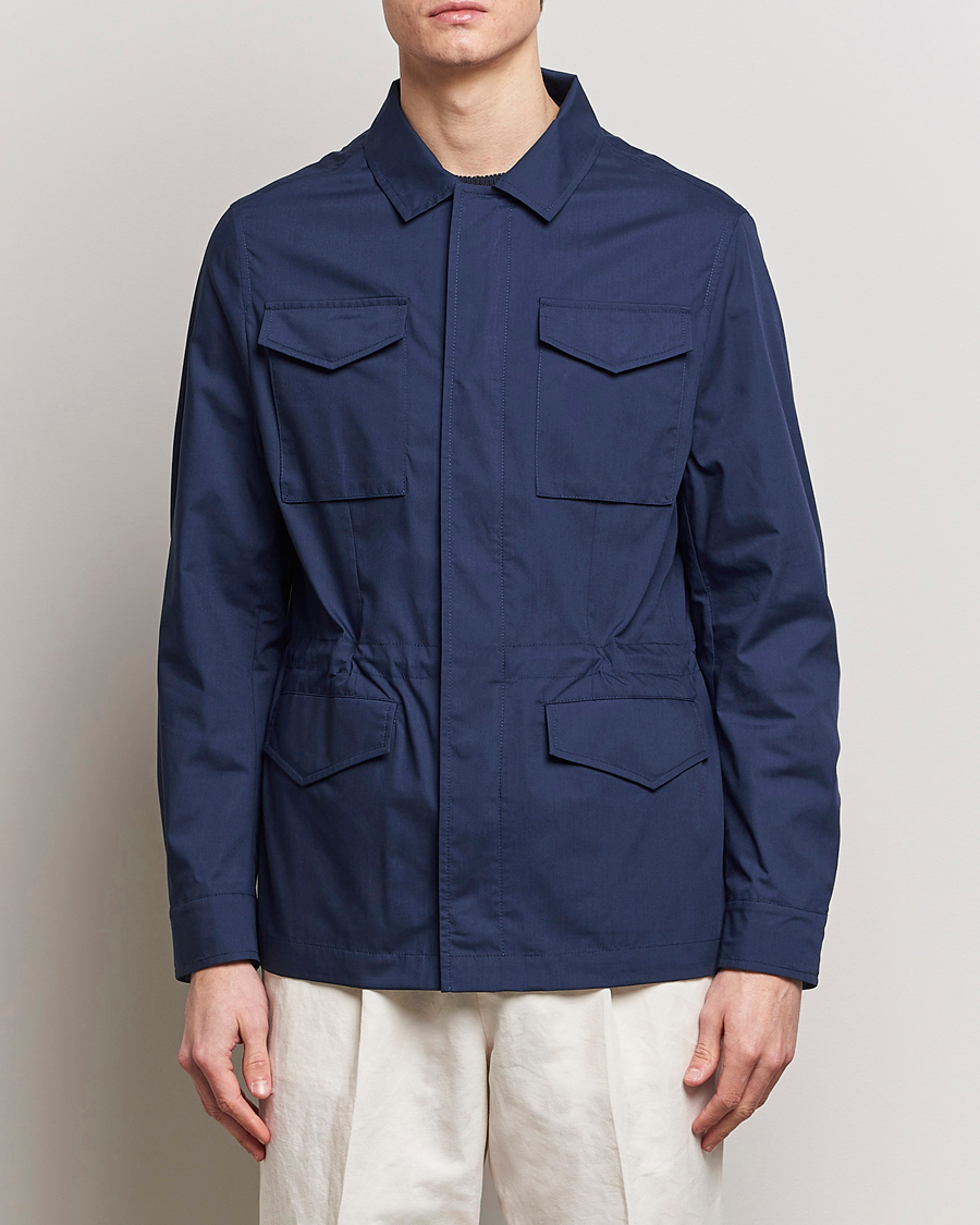 Mies | Takit | Brunello Cucinelli | Lightweight Field Jacket Navy