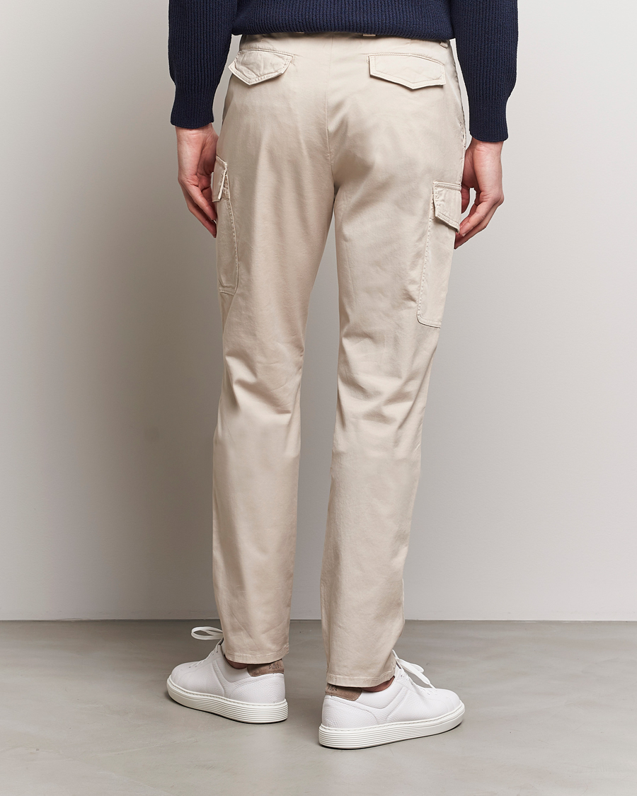 Mies | Housut | Brunello Cucinelli | Cotton Cargo Pants Light Beige
