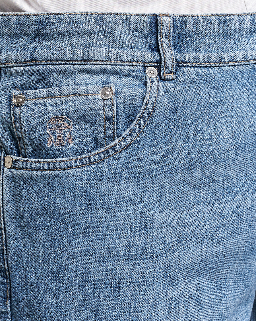 Mies | Farkut | Brunello Cucinelli | Traditional Fit Jeans Blue Wash