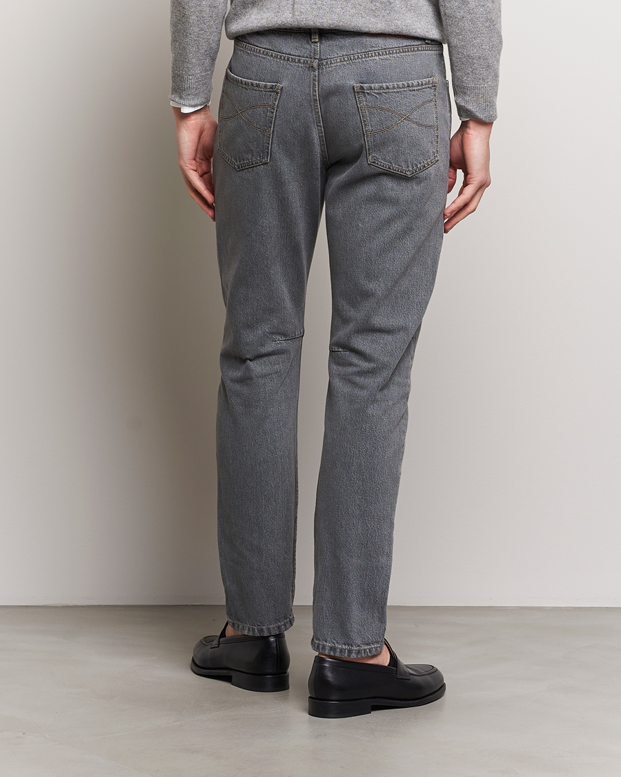 Mies | Farkut | Brunello Cucinelli | Leisure Fit Jeans Grey Wash
