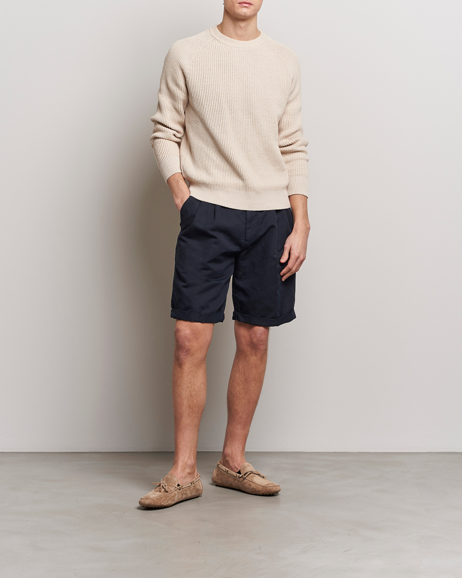 Mies | Shortsit | Brunello Cucinelli | Drawstring Shorts Navy