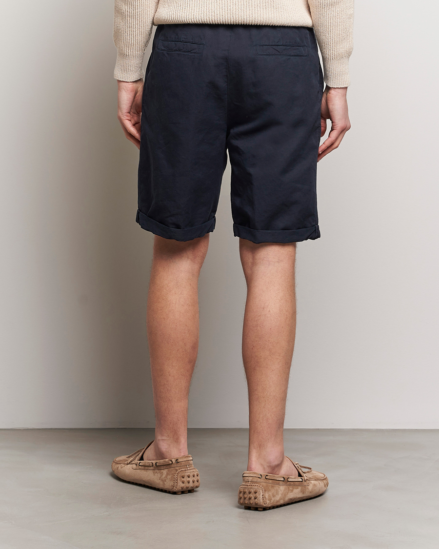 Mies | Shortsit | Brunello Cucinelli | Drawstring Shorts Navy